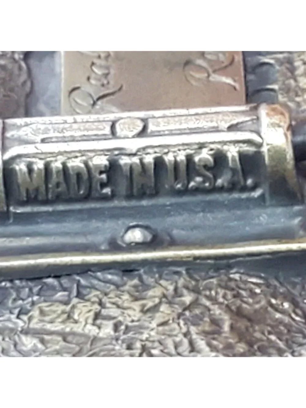 Lord Calvert Canadian Brass Belt Buckle Real Whisky of South Dakota Made In USA